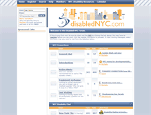 Tablet Screenshot of disablednyc.com